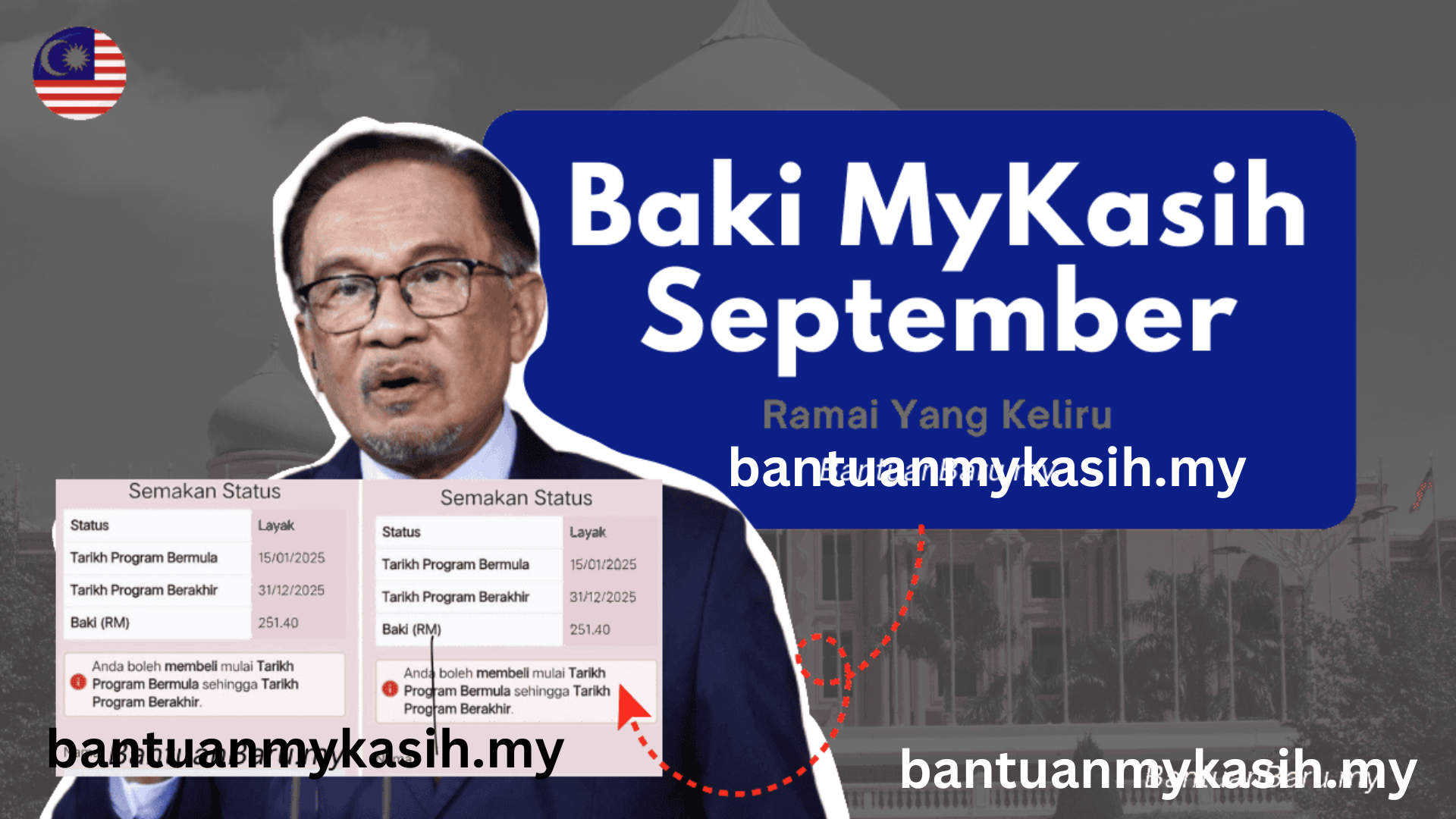 eWallet MyKasih September